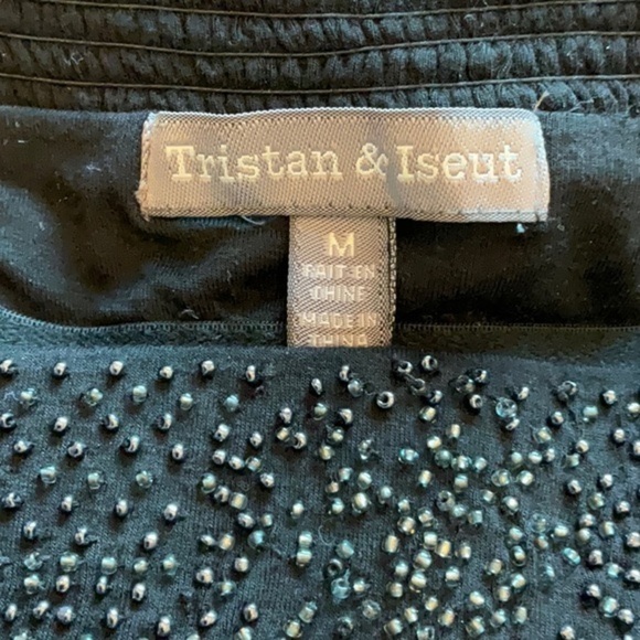 𝅺NWOT Tristan bead embellished strapless top - M - Picture 4 of 7